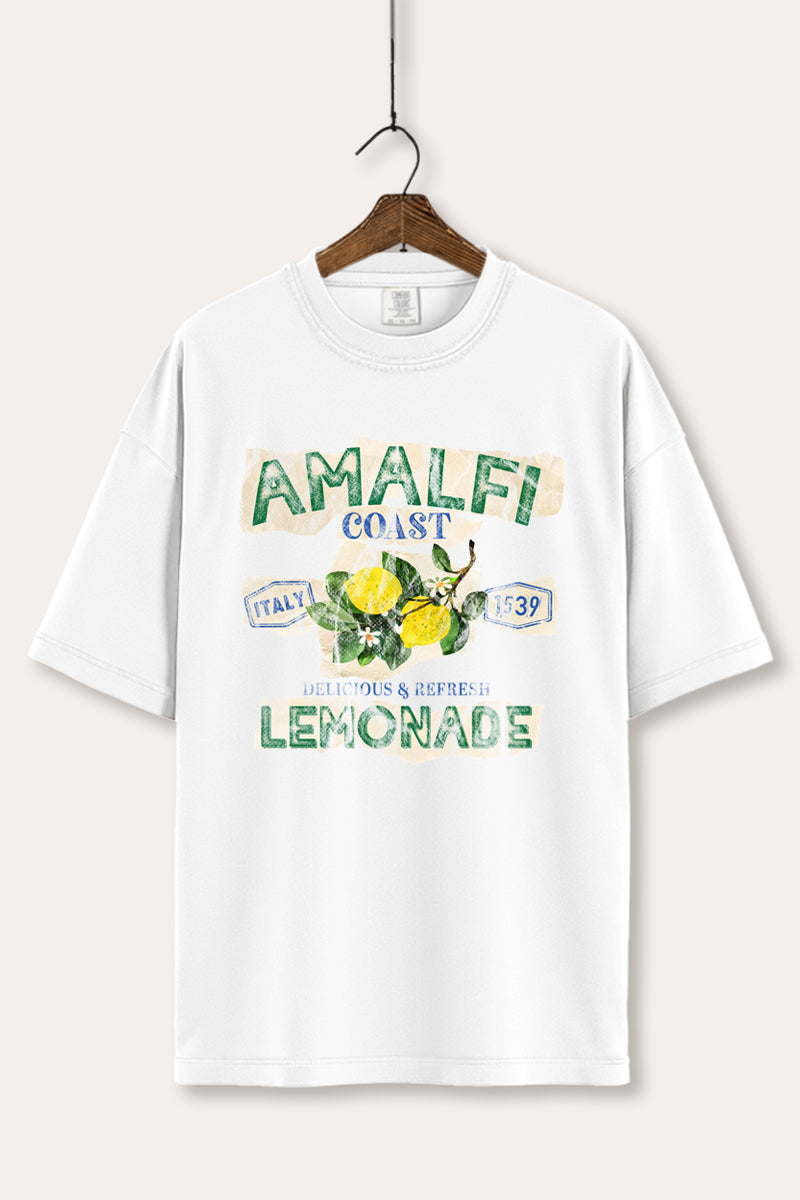 Amalfi Coast Lemon Fruit Graphic Women's Comfort Tee