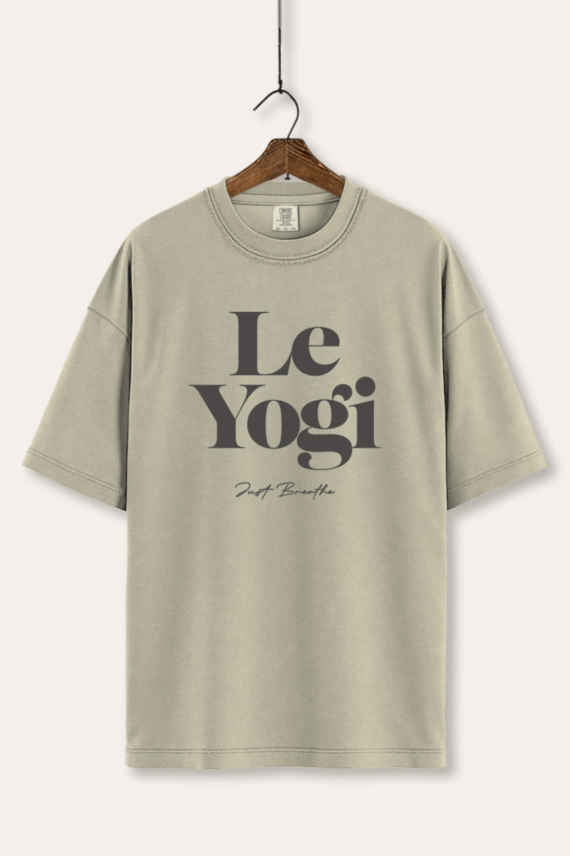"le yogi" graphic comfort colors® tee