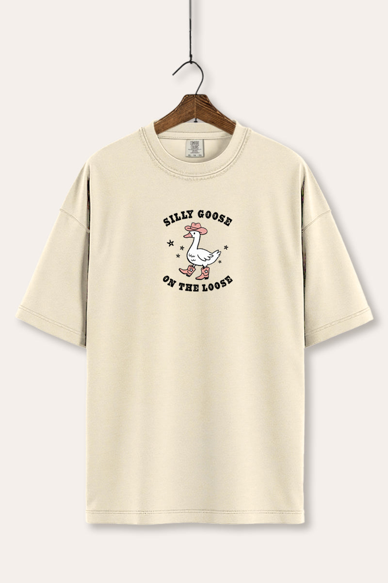 Silly Goose Western Graphic Women's Comfort Tee