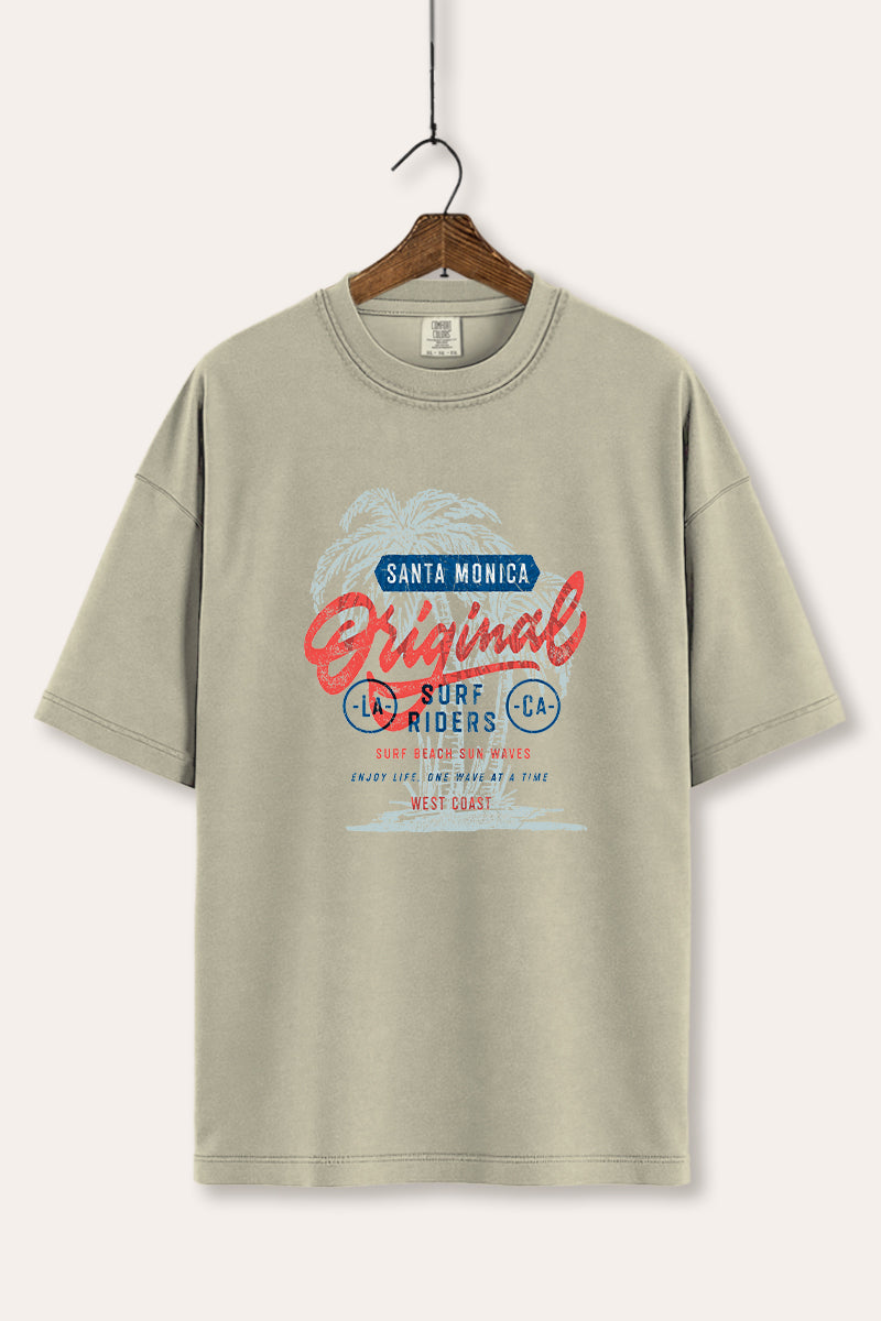 Santa Monica Surf Riders Graphic Women's Comfort Tee