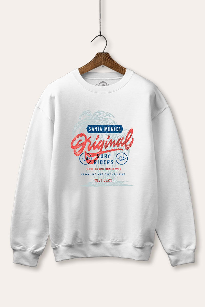 Santa Monica Surf Riders Graphic Fleece Sweatshirt