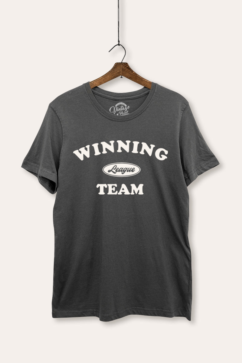 Winning Team League Sports Graphic Women's Basic Casual Tee