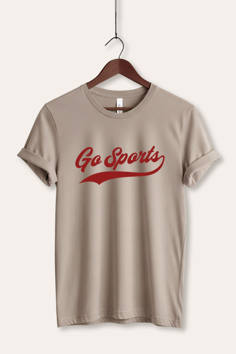 Go Sports Varsity Graphic Women's Jersey Tee