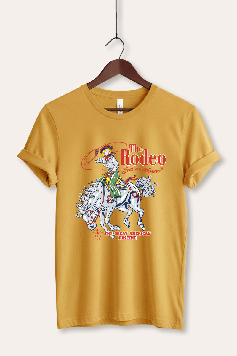"the rodeo" graphic bella+canvas® tee
