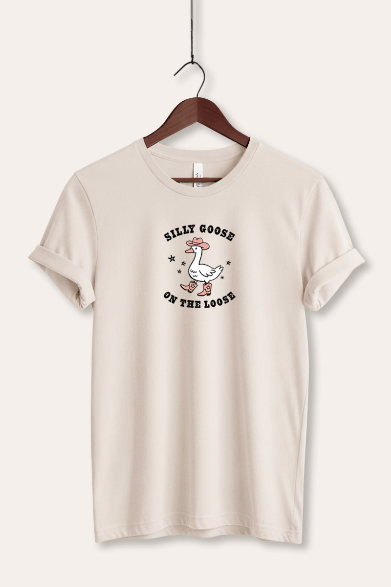 Silly Goose Western Graphic Women's Jersey Tee