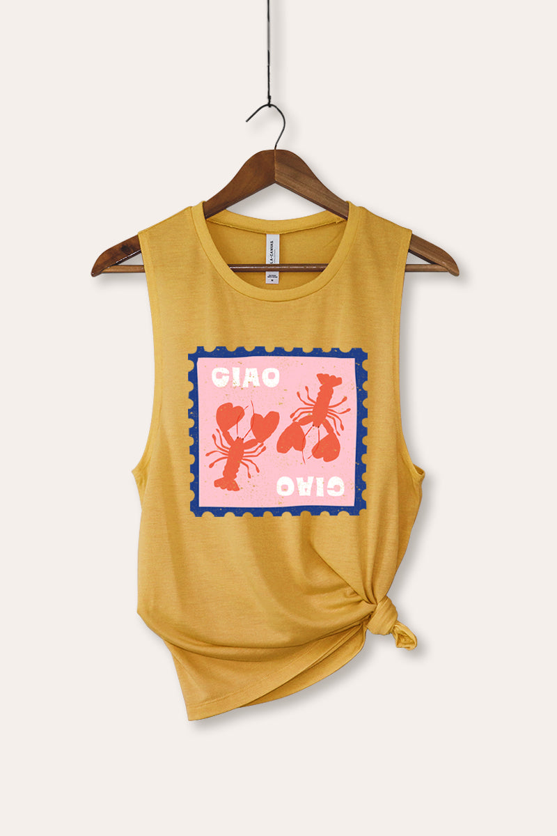 Ciao Lobster Graphic Women's Jersey Tank Top