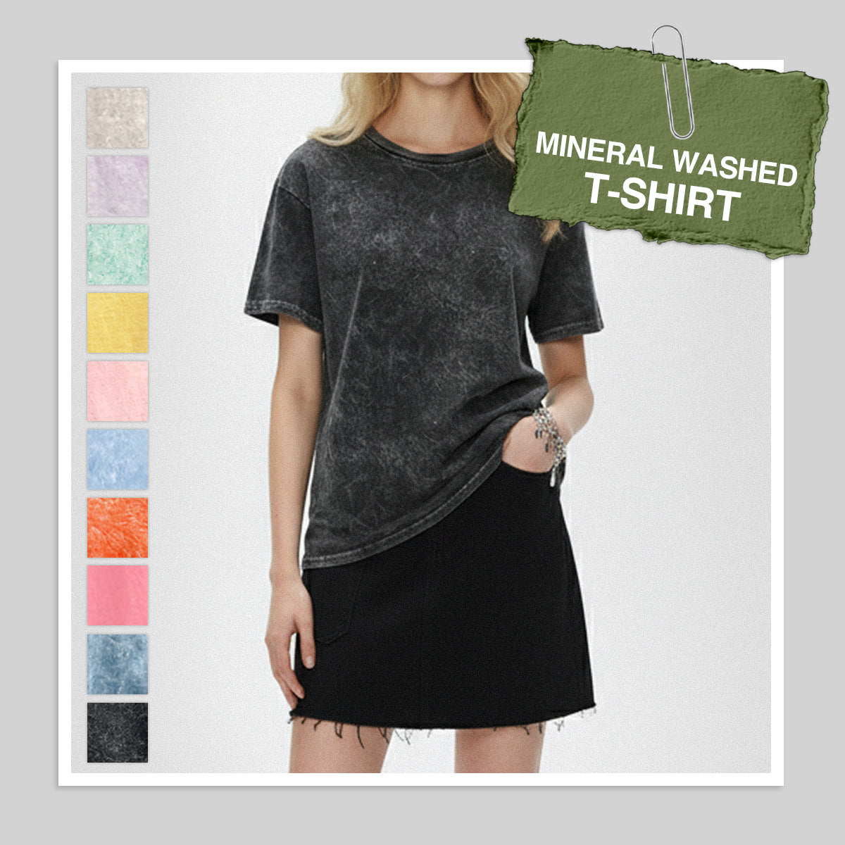 mineral wash tees