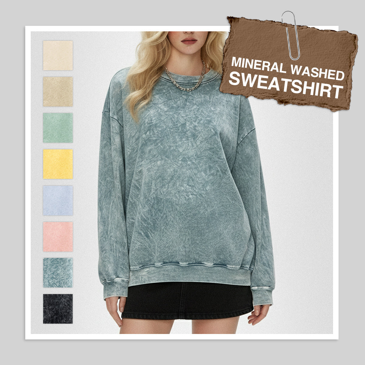 mineral wash sweatshirts