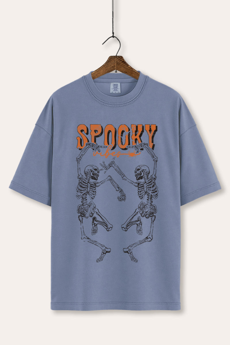 Halloween Spooky Skeletons Graphic Women's Comfort Tee