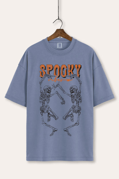 Halloween Spooky Skeletons Graphic Women's Comfort Tee