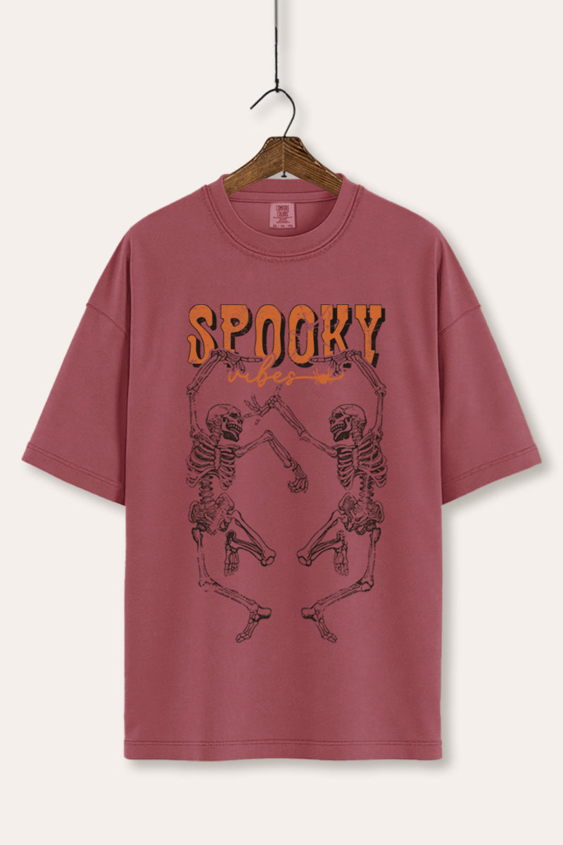 Halloween Spooky Skeletons Graphic Women's Comfort Tee