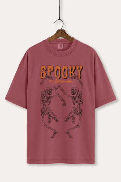 Halloween Spooky Skeletons Graphic Women's Comfort Tee
