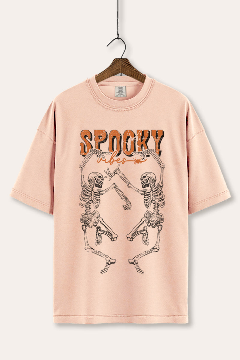 dancing skeletons halloween graphic comfort colors® tee
