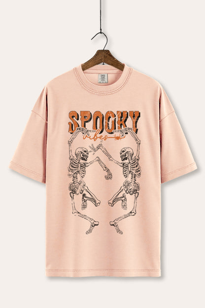 Halloween Spooky Skeletons Graphic Women's Comfort Tee