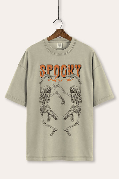 Halloween Spooky Skeletons Graphic Women's Comfort Tee