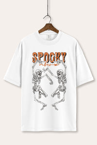 dancing skeletons halloween graphic comfort colors® tee