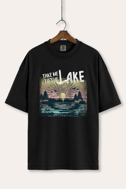 Take Me To The Lake Graphic Women's Comfort Tee