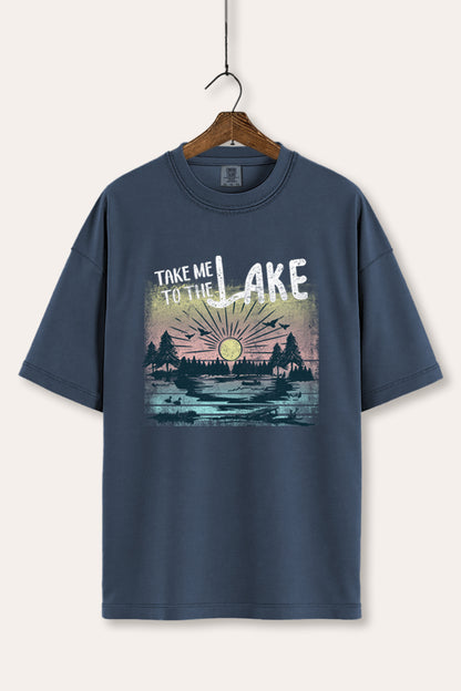 Take Me To The Lake Graphic Women's Comfort Tee