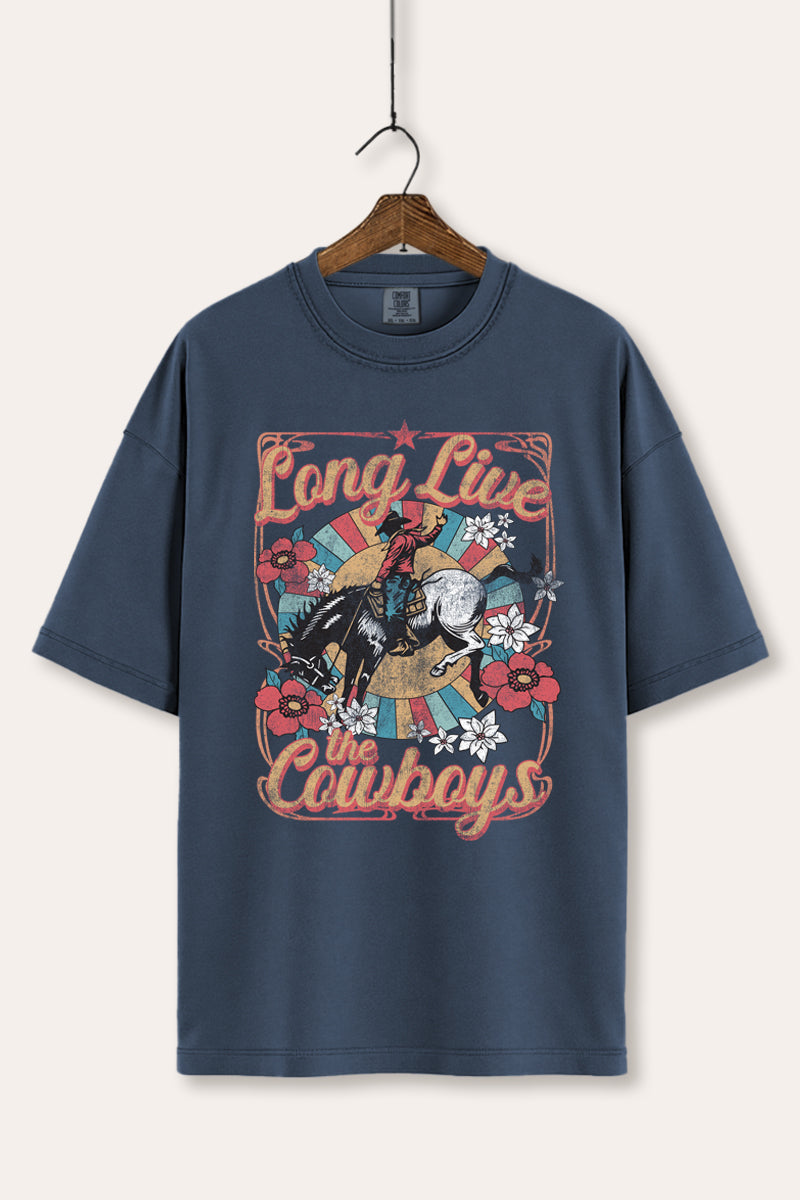"long live the cowboys" comfort colors® graphic tee
