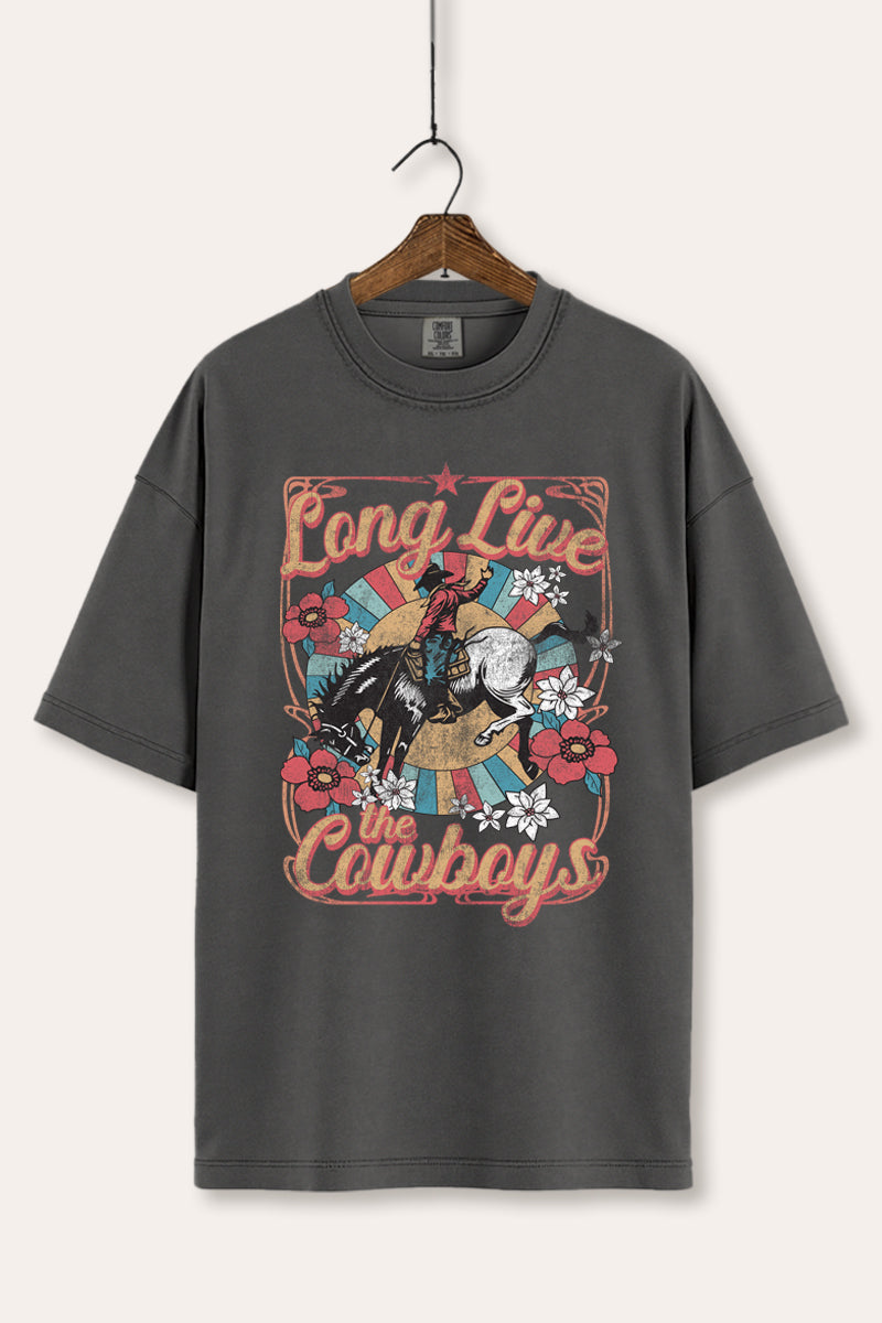 "long live the cowboys" comfort colors® graphic tee