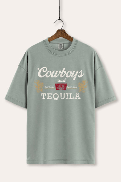 Cowboys & Tequila Western Graphic Women's Comfort Tee