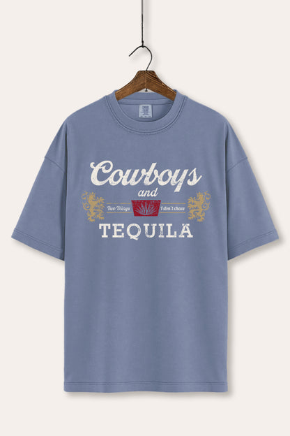 Cowboys & Tequila Western Graphic Women's Comfort Tee