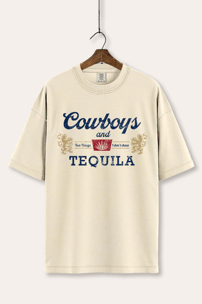 Cowboys & Tequila Western Graphic Women's Comfort Tee
