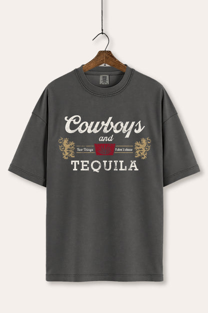 Cowboys & Tequila Western Graphic Women's Comfort Tee