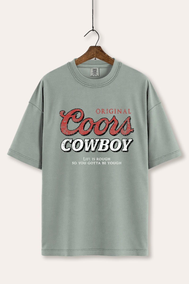 "coors cowboy" graphic comfort colors® tee