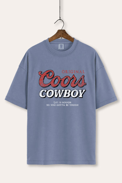 Coors Cowboy Western Graphic Women's Comfort Tee