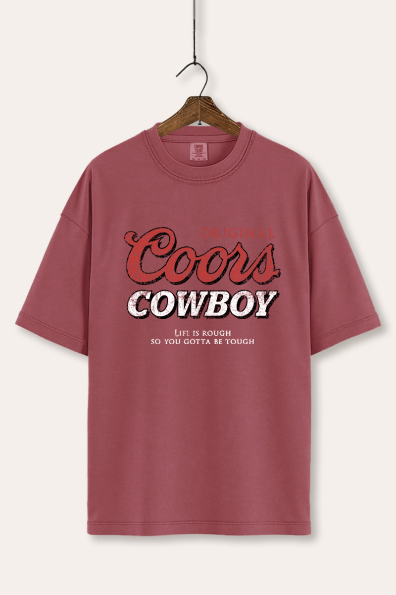"coors cowboy" graphic comfort colors® tee