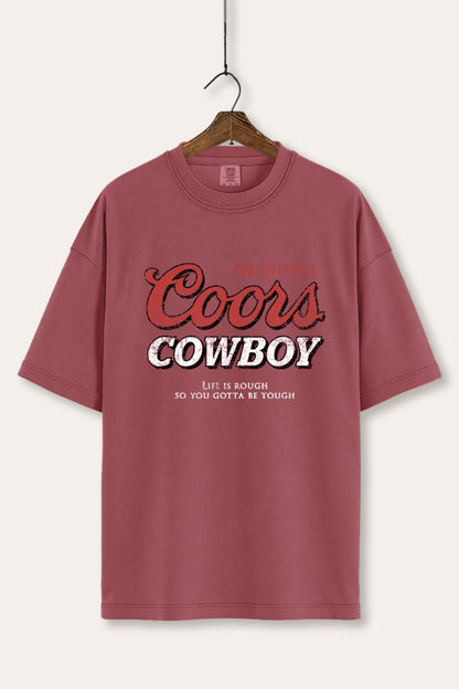 Coors Cowboy Western Graphic Women's Comfort Tee