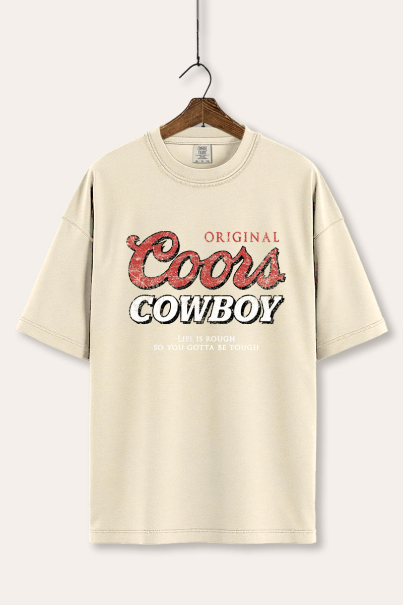 "coors cowboy" graphic comfort colors® tee
