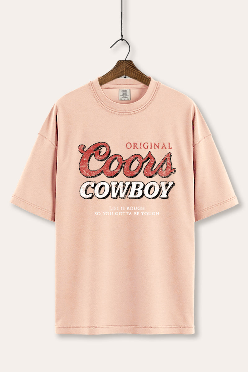 "coors cowboy" graphic comfort colors® tee