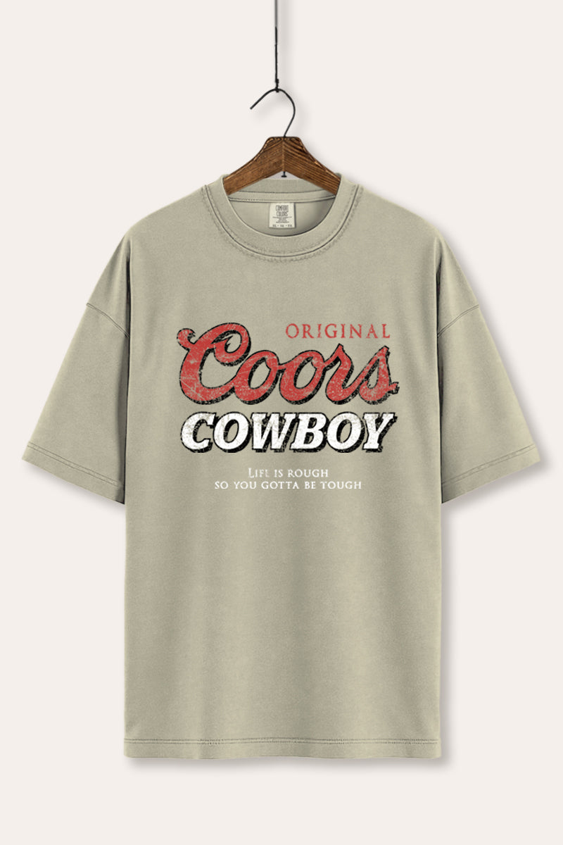 "coors cowboy" graphic comfort colors® tee