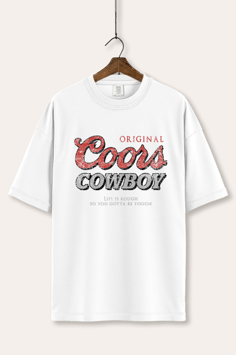 "coors cowboy" graphic comfort colors® tee