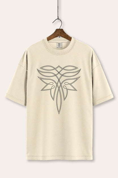 Western Boots Toe Stitch Graphic Women's Comfort Tee
