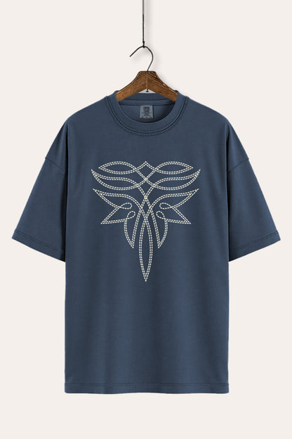 Western Boots Toe Stitch Graphic Women's Comfort Tee