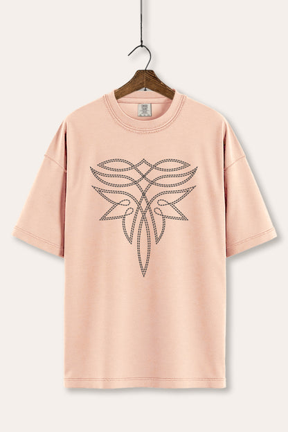 Western Boots Toe Stitch Graphic Women's Comfort Tee