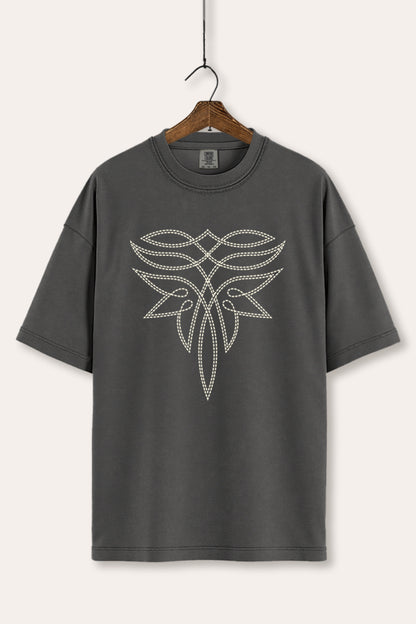 Western Boots Toe Stitch Graphic Women's Comfort Tee
