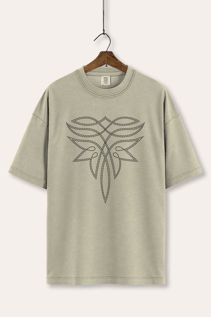 Western Boots Toe Stitch Graphic Women's Comfort Tee