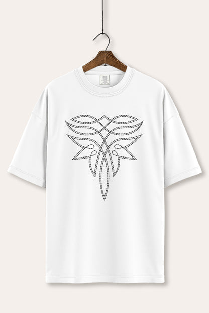 Western Boots Toe Stitch Graphic Women's Comfort Tee