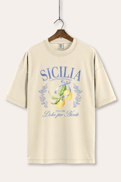 Sicilia Italy Lemon Fruit Graphic Women's Comfort Tee