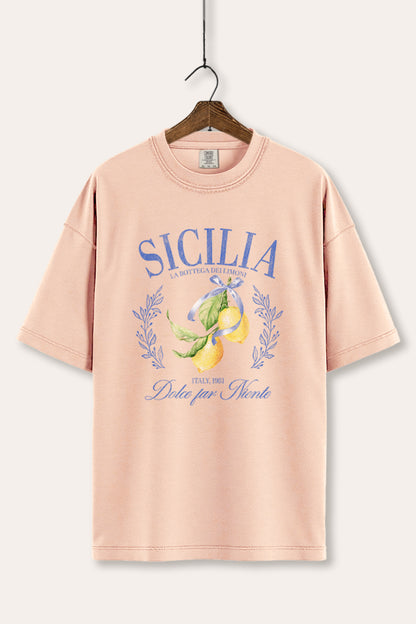 Sicilia Italy Lemon Fruit Graphic Women's Comfort Tee