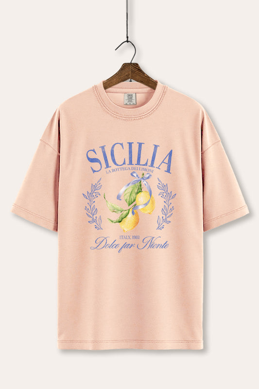 sicilia lemons graphic comfort colors® tee