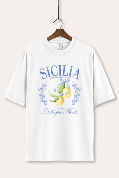 Sicilia Italy Lemon Fruit Graphic Women's Comfort Tee