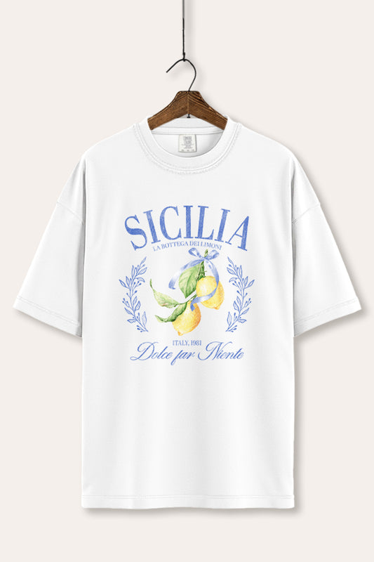 sicilia lemons graphic comfort colors® tee