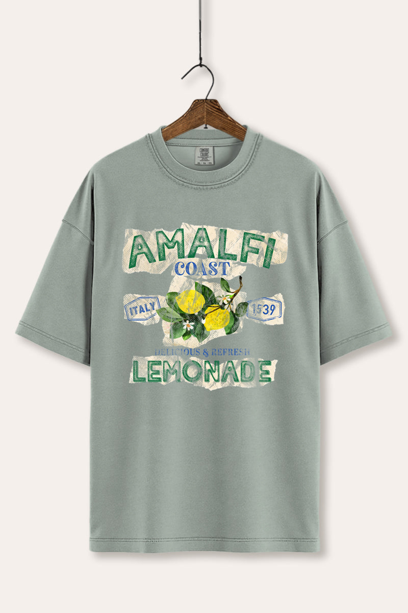 Amalfi Coast Lemon Fruit Graphic Women's Comfort Tee