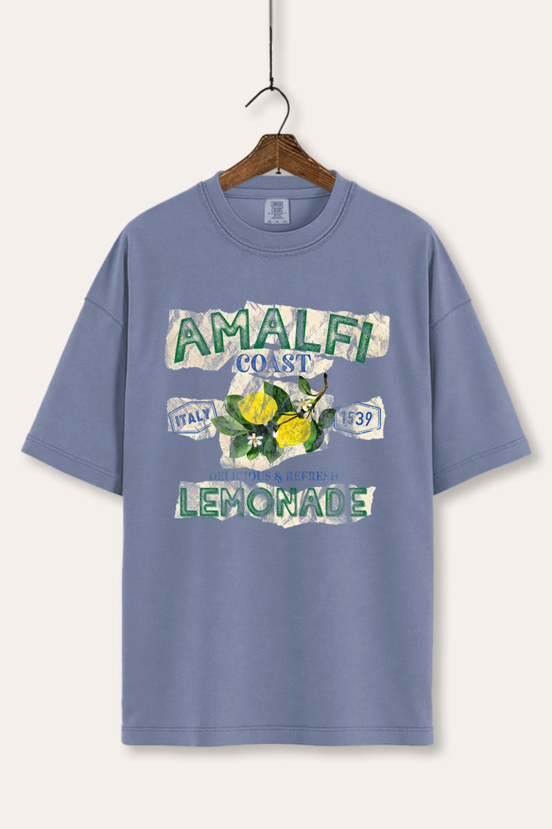 Amalfi Coast Lemon Fruit Graphic Women's Comfort Tee