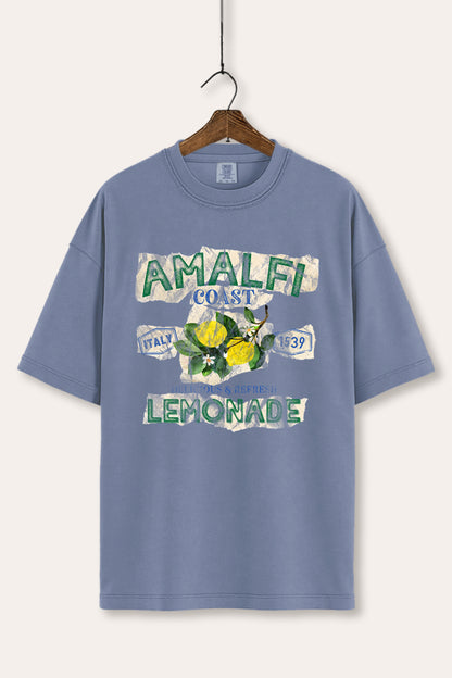Amalfi Coast Lemon Fruit Graphic Women's Comfort Tee